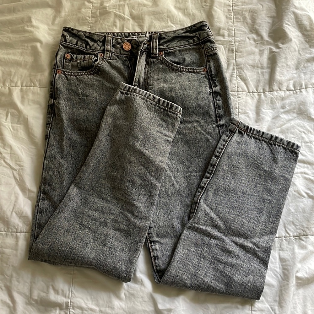 Garage black mom jeans